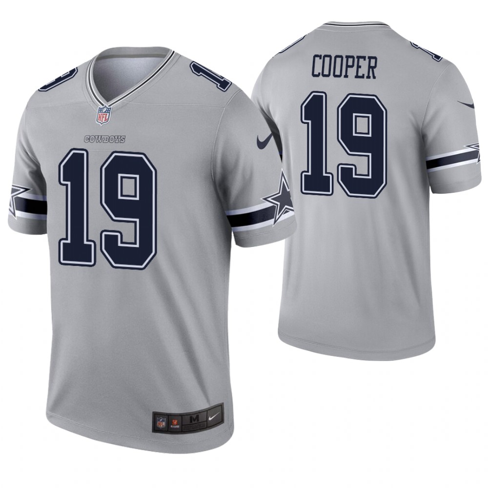 Youth Dallas Cowboys #19 Cooper Grey Nike Vapor Untouchable Limited NFL Jersey->women nfl jersey->Women Jersey